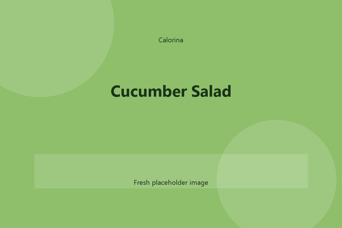 Cucumber Salad