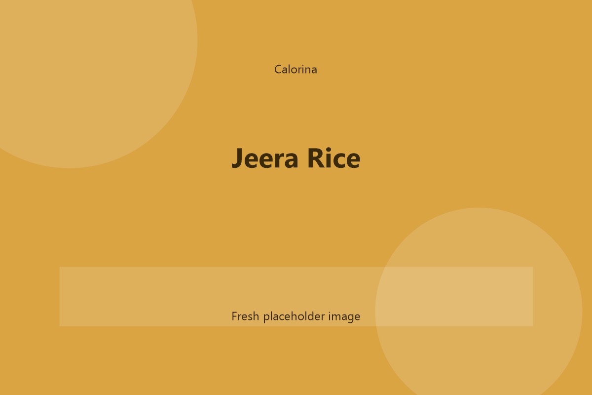 Strained Rice (200g) – Jeera Rice